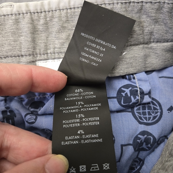 PT Torino Men's Slim Cotton Pebble Stone Chino Pants - Picture 11 of 13